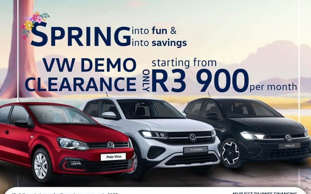 VW DEMO CLEARANCE